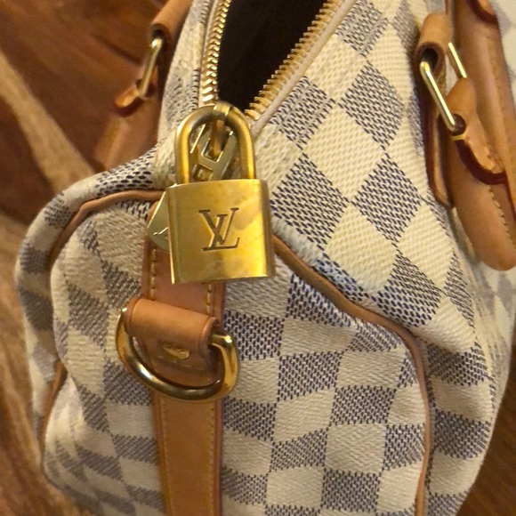 Louis Vuitton Speedy Bandouliere 25 Damier Azur - Picture 7 of 8